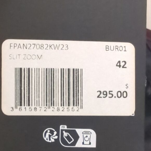 NWT The Kooples Maroon Straight Leg Pants - Picture 6 of 7